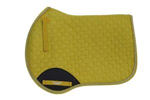 rhinegold unisex's 413-c-yell performance saddle cloth, yellow, cob