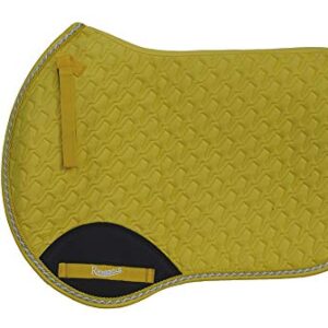 Rhinegold Unisex's 413-C-YELL Performance Saddle Cloth, Yellow, Cob