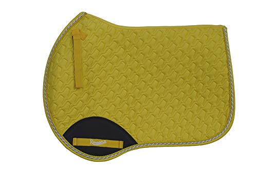 Rhinegold Unisex's 413-C-YELL Performance Saddle Cloth, Yellow, Cob