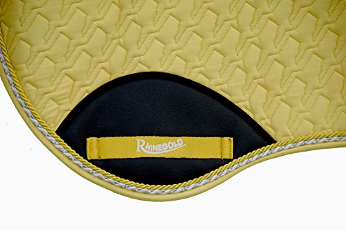 Rhinegold Unisex's 413-C-YELL Performance Saddle Cloth, Yellow, Cob