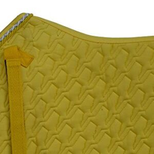 Rhinegold Unisex's 413-C-YELL Performance Saddle Cloth, Yellow, Cob