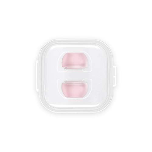 FRTMA Replacement Ear Tips/Silicone Earbuds Covers Compatible with AirPods Pro 2019 Wireless Ear Phones, 1 Pair Ear Piece (Medium), Transparent Pink
