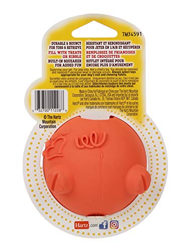 Hartz Tuff Stuff Treat Hogging Piglet Dog Toy Treat Dispenser for Dogs, 1 Count