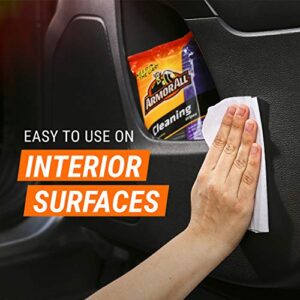 Armor All Car Interior Cleaner Wipes, Interior Cleaning Wipes for Cars, Trucks, Motorcycles, 60 Each