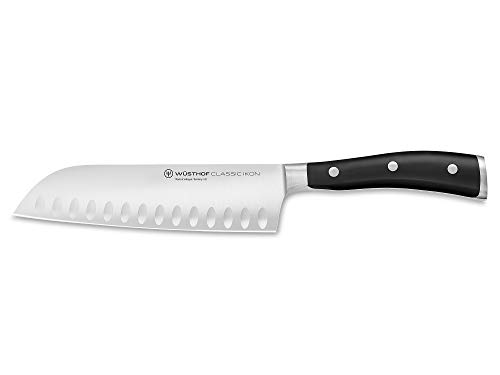 WÜSTHOF Classic IKON 7" Hollow Edge Santoku Knife