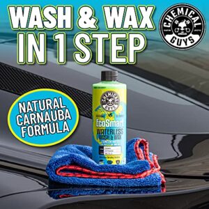 Chemical Guys WAC_707 EcoSmart Hyper Concentrated Waterless Car Wash and Wax (1 Gal) and Acc_130 Professional Chemical Resistant Heavy Duty Bottle and Sprayer (32 oz)