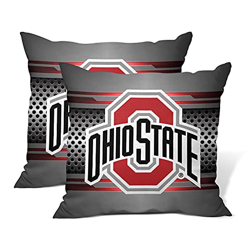 Ohio State Mesh Throw Pillow | Personalized | Custom