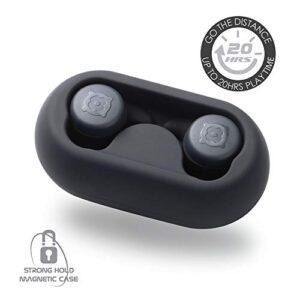 BoomPods Boombuds X True Wireless - Bluetooth Earbuds IPX 6 Water Resistant/Sweatproof Ergofit, Portable Magnetic Charging Case, Best Sports Earphones