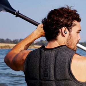 BoomPods Boombuds X True Wireless - Bluetooth Earbuds IPX 6 Water Resistant/Sweatproof Ergofit, Portable Magnetic Charging Case, Best Sports Earphones