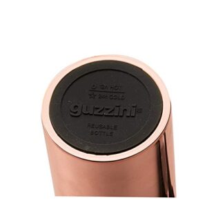 Guzzini On The Go Thermal Travel Bottle, Spalvieri & Del Ciotto, Ø 7.3 x h21.2 cm, 500cc, Gold