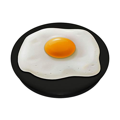 Fried Egg Yolk Breakfast Organic Healthy Food Eating Chicken PopSockets PopGrip: Swappable Grip for Phones & Tablets