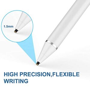 Active Stylus Pen for Touch Screens, Rechargeable Pencil Digital Stylus Pen Compatible with iPad and Most Tablet