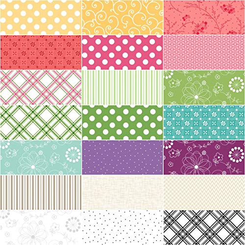 Kim Christopherson KimberBell Basics Kim's Picks Spring Strips 40 2.5-inch Strips Jelly Roll Maywood