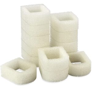 kuqqi 20 pack cat water fountain foam filters, pet fountain replacement foam sponge filter, fit for multiple pet fountain dispenser sponge filters