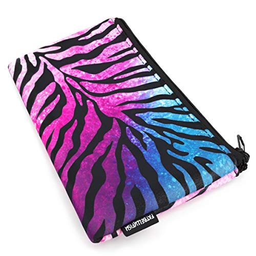 Zebra Z-Grip Smooth - Limited Edition Funky Flame Design - Pack of 9 Assorted Ink Pens with Matching Pencil Case