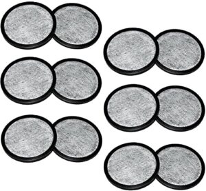 pure green 12-pack of mr. coffee compatible water filter discs - fit mr coffee compatible filters - replacement charcoal water filter discs for mr coffee coffee brewers