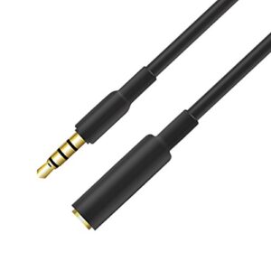 3 Packs Headset Audio Jack Extender 3.5mm Gold Plated Headphone Audio Jack Extension Adapter,Waterproof Headphone Cable