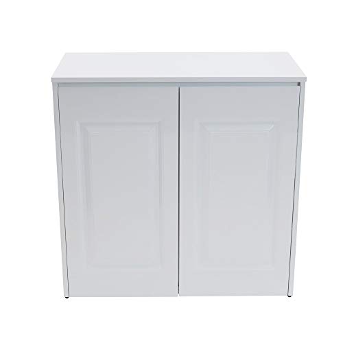 Household Essentials White Metal Cabinet Hamper