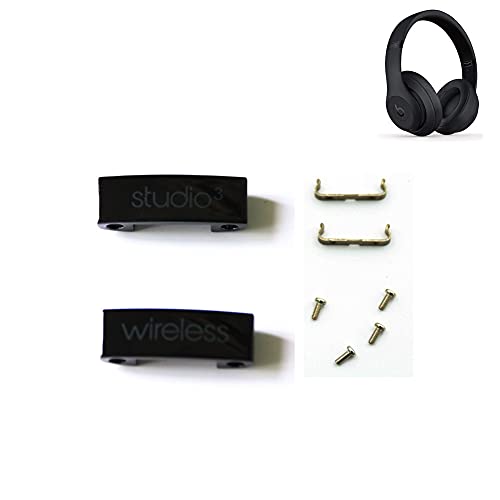 Lektuen Studio 3 Headband Connector Hinge Replacement Metal Repair Parts for Studio 3 3.0 Wireless Over Ear Headphone (Matte Black + Not Fit Solo Series Headphone)