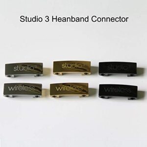 Lektuen Studio 3 Headband Connector Hinge Replacement Metal Repair Parts for Studio 3 3.0 Wireless Over Ear Headphone (Matte Black + Not Fit Solo Series Headphone)