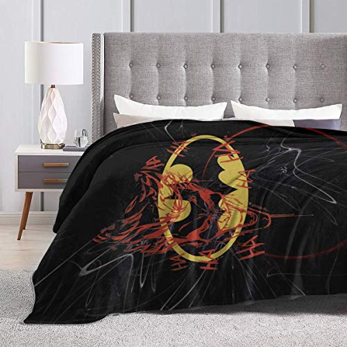 Shxjdthafa Batman Logo Joker Graffiti DC Comics Ultra-Soft Micro Fleece Blanket Throw Super Soft Blanket 60"x50"