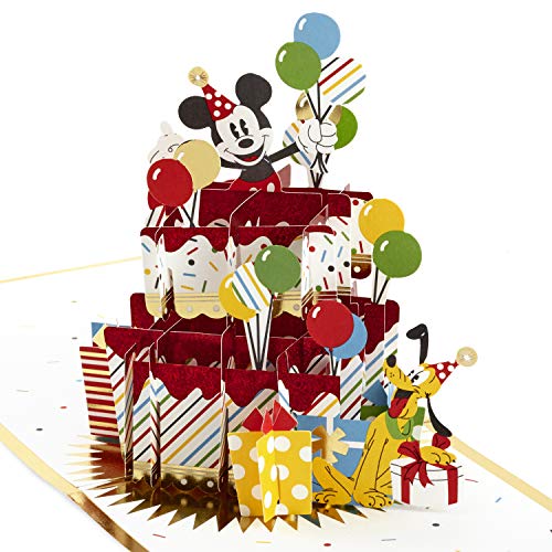 Hallmark Signature Paper Wonder Pop Up Birthday Card (Disney Mickey Mouse and Friends)