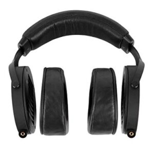 Monolith M1070 Over Ear Open Back Planar Headphones, Lightweight, Padded Headband, Plush and Removable Earpads, 106mm Planar Driver, Black