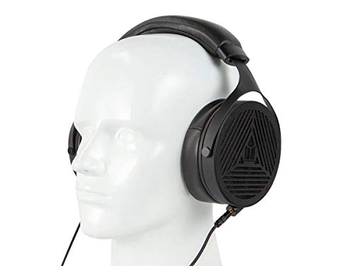 Monolith M1070 Over Ear Open Back Planar Headphones, Lightweight, Padded Headband, Plush and Removable Earpads, 106mm Planar Driver, Black