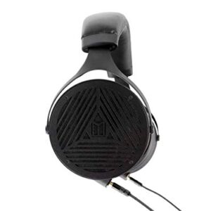 Monolith M1070 Over Ear Open Back Planar Headphones, Lightweight, Padded Headband, Plush and Removable Earpads, 106mm Planar Driver, Black