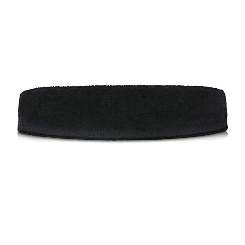 kwmobile Headband Cushion Pad Compatible with Sennheiser HD515 / HD555 / HD595 / HD518 - Headphones PU Leather Cushion - Black