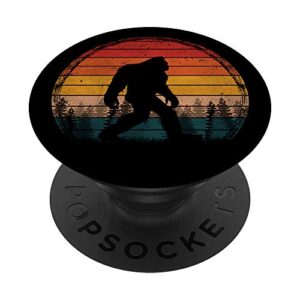 Bigfoot Retro, Vintage Seventies Graphic Design Gift Idea PopSockets PopGrip: Swappable Grip for Phones & Tablets