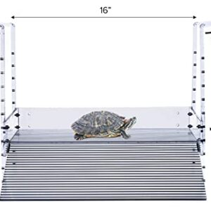 LaBrinx Designs Extra Large Wide Hanging Turtle Ramp - Aquatic Reptile Basking Platform