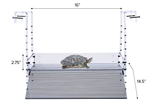 LaBrinx Designs Extra Large Wide Hanging Turtle Ramp - Aquatic Reptile Basking Platform