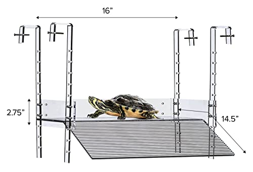 LaBrinx Designs Extra Large Wide Hanging Turtle Ramp - Aquatic Reptile Basking Platform