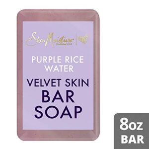 SheaMoisture Bar Soap for Dry Skin Purple Rice Water Bath with Shea Butter 8 oz