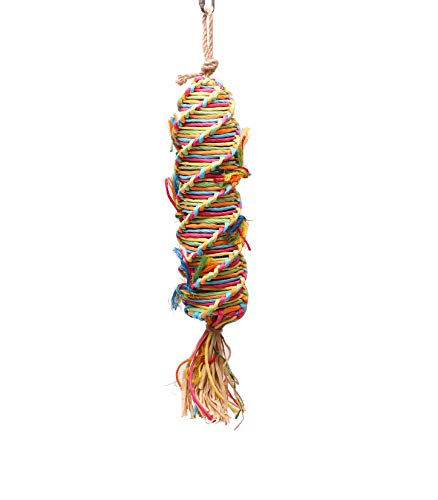 Rainbow Weave Shreddable Parrot Toy (Choose a Size) (Large)