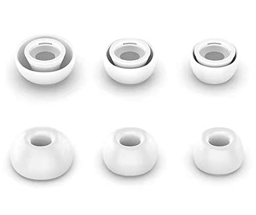 ALXCD 2 Pairs Ear Tips Compatible with AirPods Pro & 2nd Gen Earbuds, Silicone Earbud Eargel Tips Replacement Accessory, Compatible with AirPods Pro, Small Size