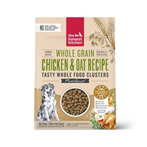 the honest kitchen whole food clusters whole grain chicken & oat dry dog food, 1 lb bag