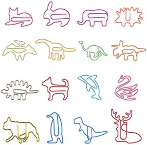 paper clips for kids animal shaped paperclip fun paper clips assorted colors paperclip coated paper clips bookmark clips office supplies for document organizing 80 counts cute paper clips for students