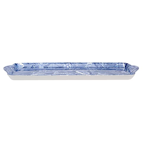 Pimpernel Blue Room Sunflower Collection Sandwich Tray | Serving Platter | Crudité and Appetizer Tray | Made of Melamine | Measures 15.1" x 6.5" | Dishwasher Safe