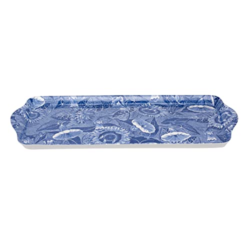 Pimpernel Blue Room Sunflower Collection Sandwich Tray | Serving Platter | Crudité and Appetizer Tray | Made of Melamine | Measures 15.1" x 6.5" | Dishwasher Safe