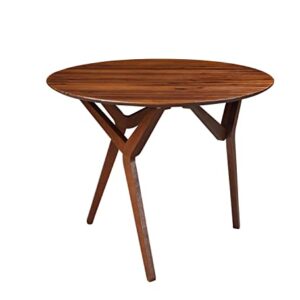 Boraam Sydney Adjustable Table [Chestnut Wire-Brush]