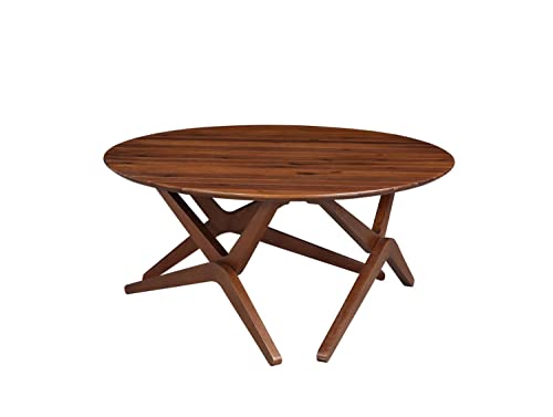 Boraam Sydney Adjustable Table [Chestnut Wire-Brush]