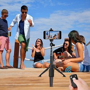 Selfie Stick, Professional Selfie Stick Tripod, 40-inch Extendable Selfie Stick with Wireless Remote and Tripod Stand for iPhone 14 13 12 11 pro Xs Max Xr X 8 7 6 Plus, Android Samsung Smartphone
