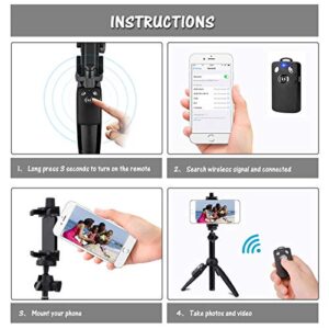 Selfie Stick, Professional Selfie Stick Tripod, 40-inch Extendable Selfie Stick with Wireless Remote and Tripod Stand for iPhone 14 13 12 11 pro Xs Max Xr X 8 7 6 Plus, Android Samsung Smartphone