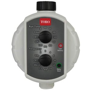 toro 53453 low-pressure tap timer, light grey
