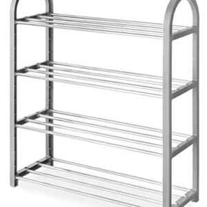 Whitmor 4-Tier Compact Closet Shelves, Gray