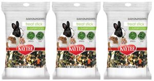 kaytee 6 pack of small pet superfood treat sticks.17 ounces each, with spinach and kale