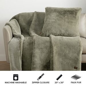 UGG Euphoria Decorative Pillow Throw, Eucalyptus