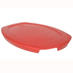 Pyrex C-702-PC Red 1.3 Quart Oval Easy Grab Plastic Storage Lid Made in the USA